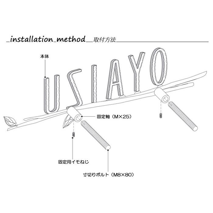 表札　アイアン表札　ナチュラルテイスト　s116　ハンドメイドサイン　シンプル　バーンブラック