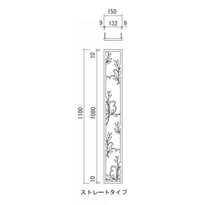 壁飾り 外壁 ウォールアクセサリー 亜鉛鋼板（焼付塗装） シャドー