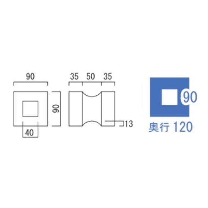 ブロック塀 アプローチ エントランス 三州いぶし瓦無釉ブロック 遊瓦スクリーンブロック基本（配筋溝あり・４本角溝） 1個単位 屋外壁 diy｜e-housemania｜02