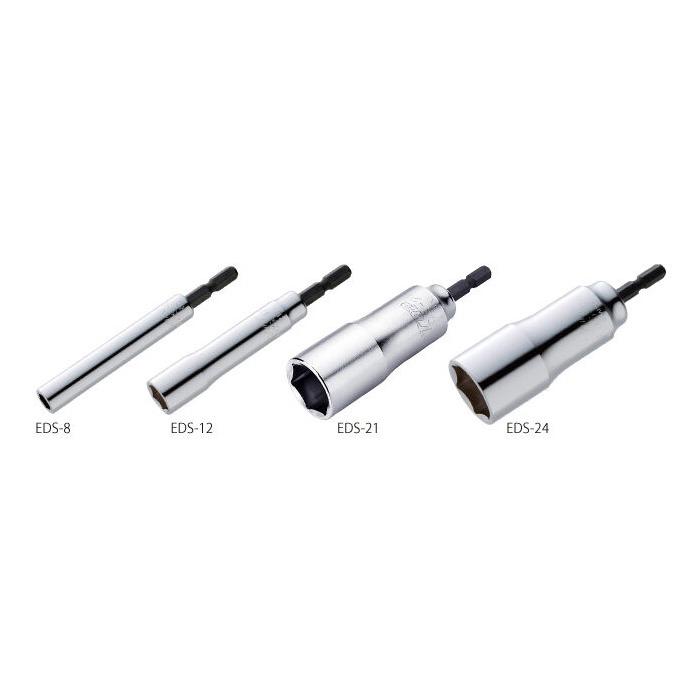 建築 型枠 解体 電動ドリル用 六角ソケット 24mm 全長105mm 1本単位