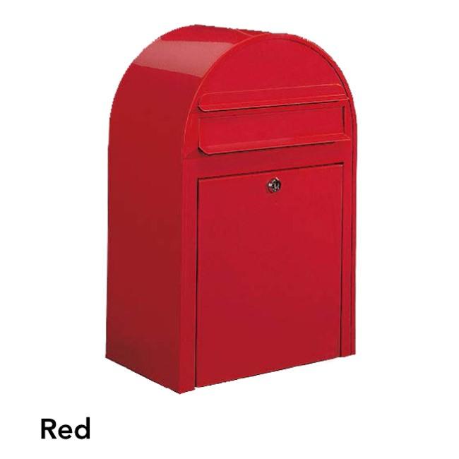 ポスト 郵便受け 壁掛け郵便ポスト デザインポスト ボビ レッド 前入れ