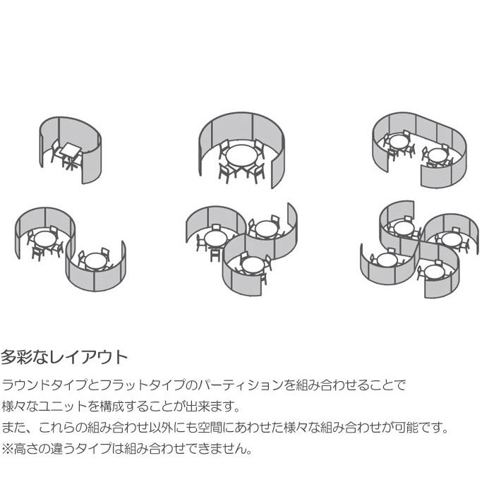 パーテーション アルミ 間仕切り falce オフィス シングル