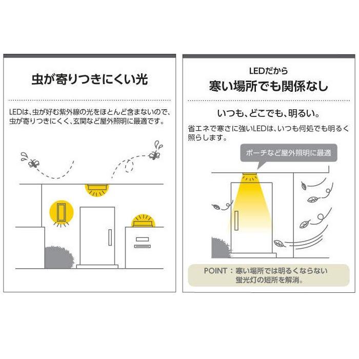 玄関　照明　門柱灯　門灯　LED　ブラウン　高さ158×幅直径100　防雨型　白熱球60W相当　照明器具