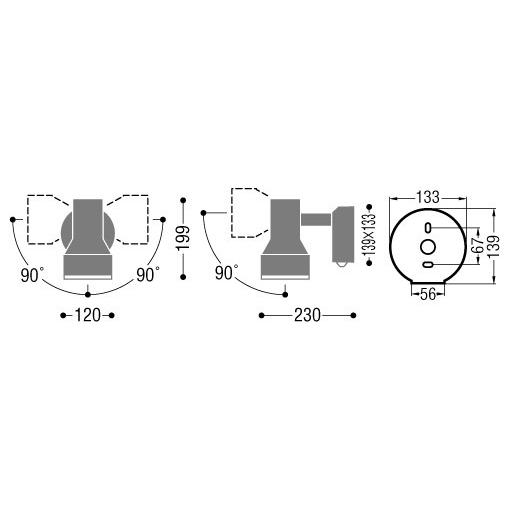 屋外 照明 スポットライト Led 人感センサー付 タイマー付 On Offタイプ ビーム球150w相当 広角 防雨型 黒色 照明器具 Sh0902 Koi 家と庭のdiy通販 イーハウスマニア 通販 Yahoo ショッピング