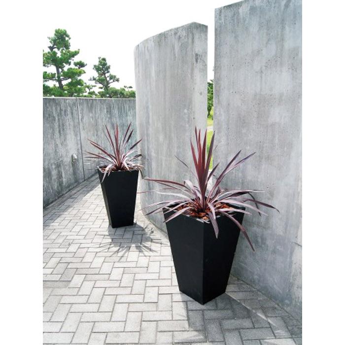 プランター 植木鉢 大型 ファイバープランター ゼータ 40×40×65cm