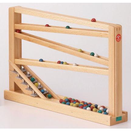 【希少廃盤品】クッコル　クーゲルバーン　玉の道 玉転がし 木製レール　ミニカー 木のおもちゃ カルテット / 玉の道