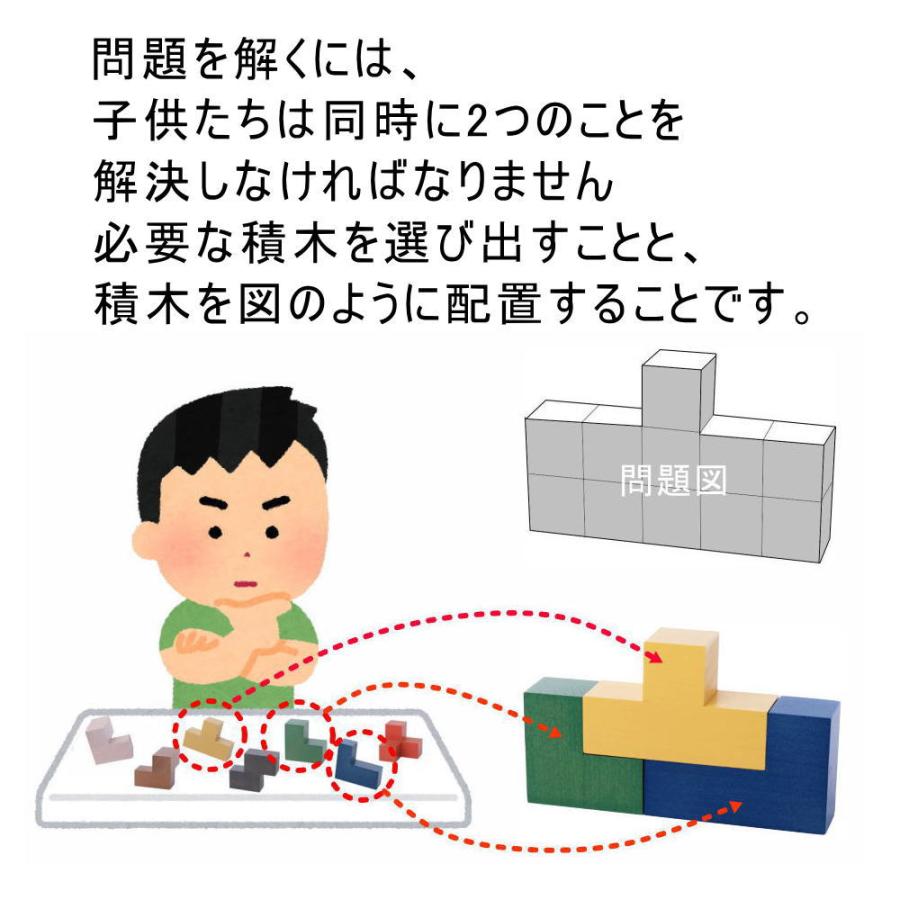 みんなの積木 ニキーチン 積み木 【オリジナル問題図付き】 木の