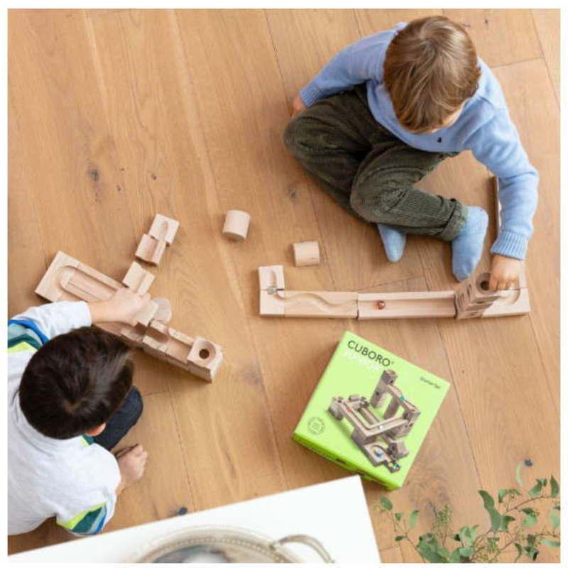 キュボロ ジュニア オリジナル遊び方作例付き 正規輸入品 木のおもちゃ 積木 積み木 cuboro ビー玉転がし ピタゴラスイッチ 知育 出産祝 誕生日 プレゼント | cuboro | 05