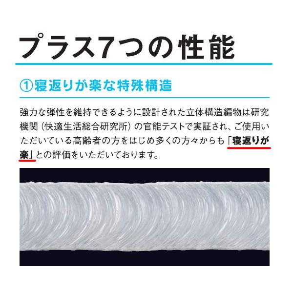 ファインエアー ツインマットレス セミダブル 【敷布団タイプ】 日本製