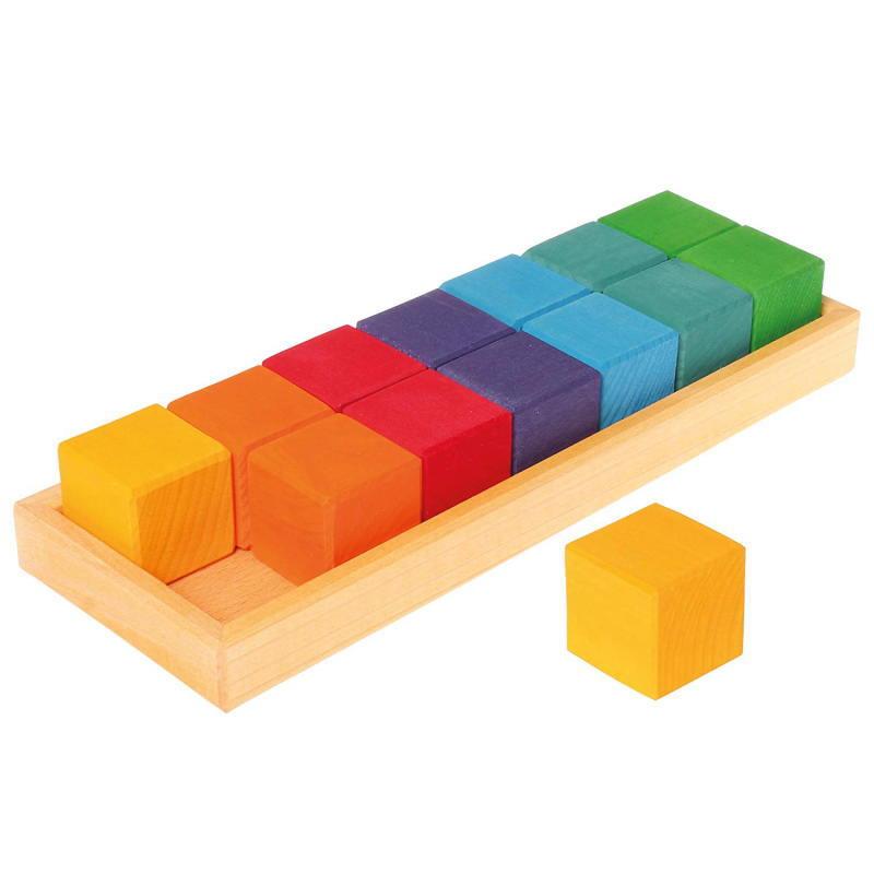 グリムス　色と形つみき5種ドイツ製 楽天市場】グリムス社 グリムス色と形つみき（5種） 木の