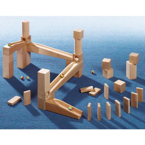 【HABA クーゲルバーン スターターセット 】 木製おもちゃ 組立てクーゲルバーン スターターセット 【おまけのビー玉5個付き】 木