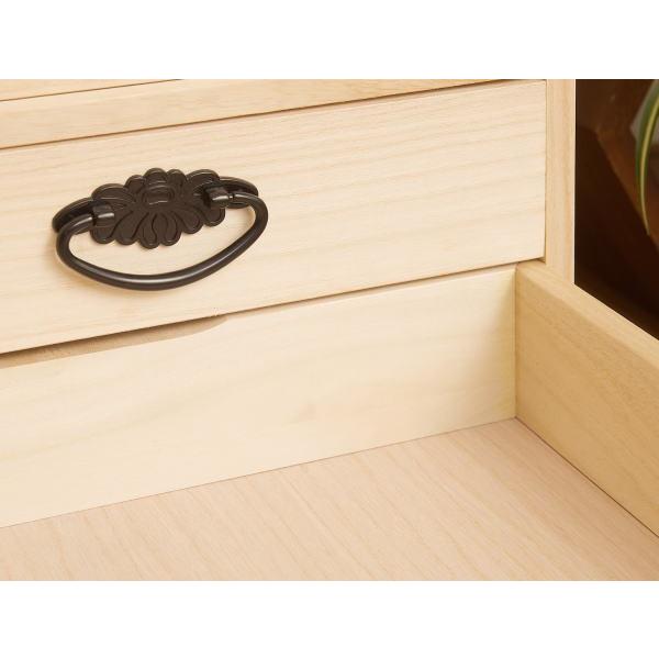 隠しスペース付き桐製タンス 10段 桐衣装ケース 桐たんす 桐タンス 桐