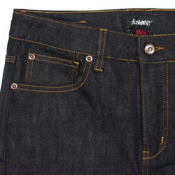 ALTAMONT  デニムパンツ   A/969 SLIM STRAIGHT    INDIGO RAW(506）  （オルタモント/アルタモント）(着用)｜e-issue｜04