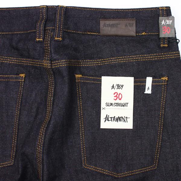 ALTAMONT  デニムパンツ   A/969 SLIM STRAIGHT    INDIGO RAW(506）  （オルタモント/アルタモント）(着用)｜e-issue｜05