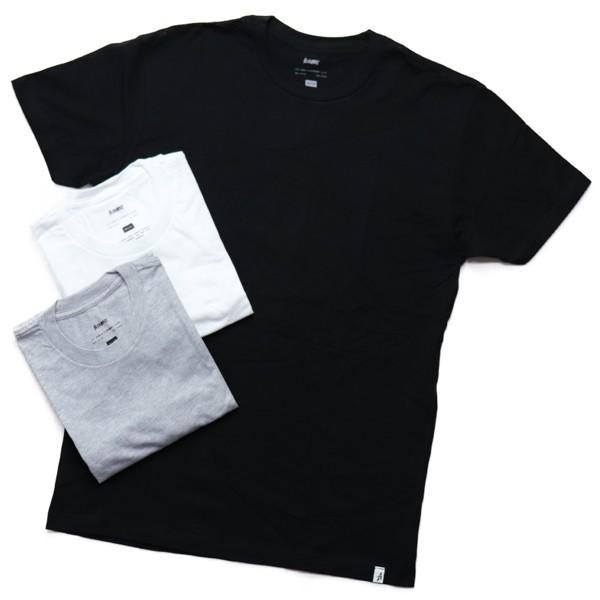 ALTAMONT  Tシャツ3枚パック  白、黒、グレー （無地） （オルタモント/アルタモント）｜e-issue