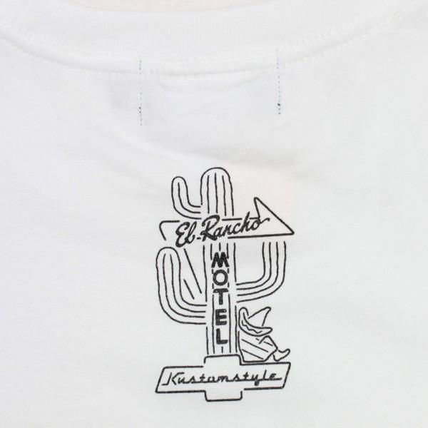 Kustomstyle　So.Cal　Tシャツ　 EL RANCHO INN  白   (カスタム スタイル)｜e-issue｜04