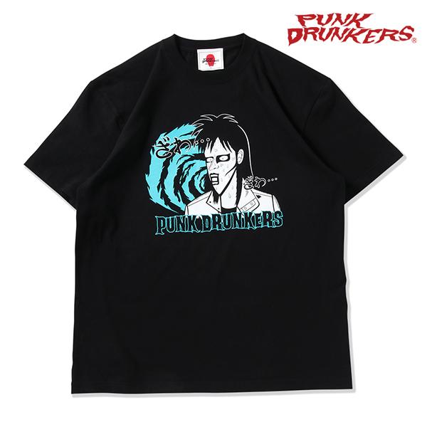 半袖 Tシャツ メンズ 【パンクドランカーズ】 大きいサイズ 【M ~ XL】 PDSx賭博破戒録カイジ PUNK DRUNKERS ざわざわTEE BLACK プレゼント ギフト｜e-issue｜02