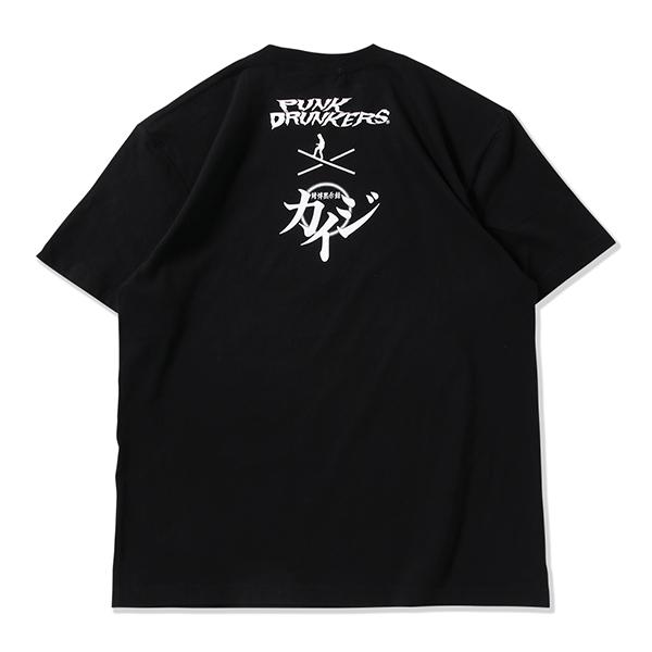 半袖 Tシャツ メンズ 【パンクドランカーズ】 大きいサイズ 【M ~ XL】 PDSx賭博破戒録カイジ PUNK DRUNKERS ざわざわTEE BLACK プレゼント ギフト｜e-issue｜07