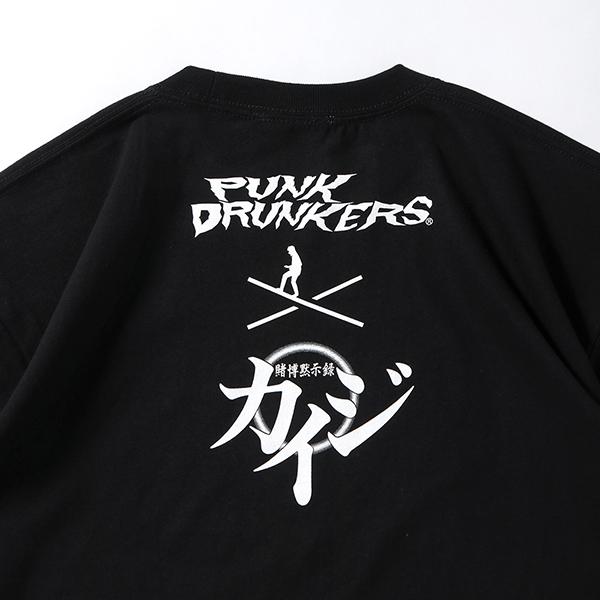 半袖 Tシャツ メンズ 【パンクドランカーズ】 大きいサイズ 【M ~ XL】 PDSx賭博破戒録カイジ PUNK DRUNKERS ざわざわTEE BLACK プレゼント ギフト｜e-issue｜08