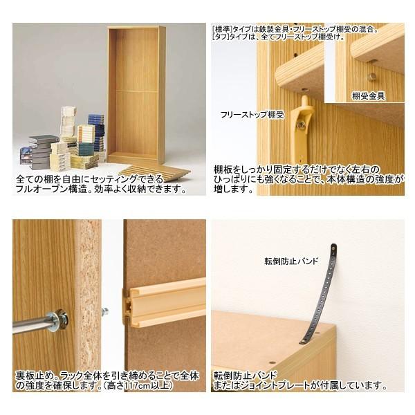 エースラック カラーラック オーダー本棚 収納ラック 【幅】1524cm 【奥行】19cm(スリム) 【高】117cm 【棚厚】標準