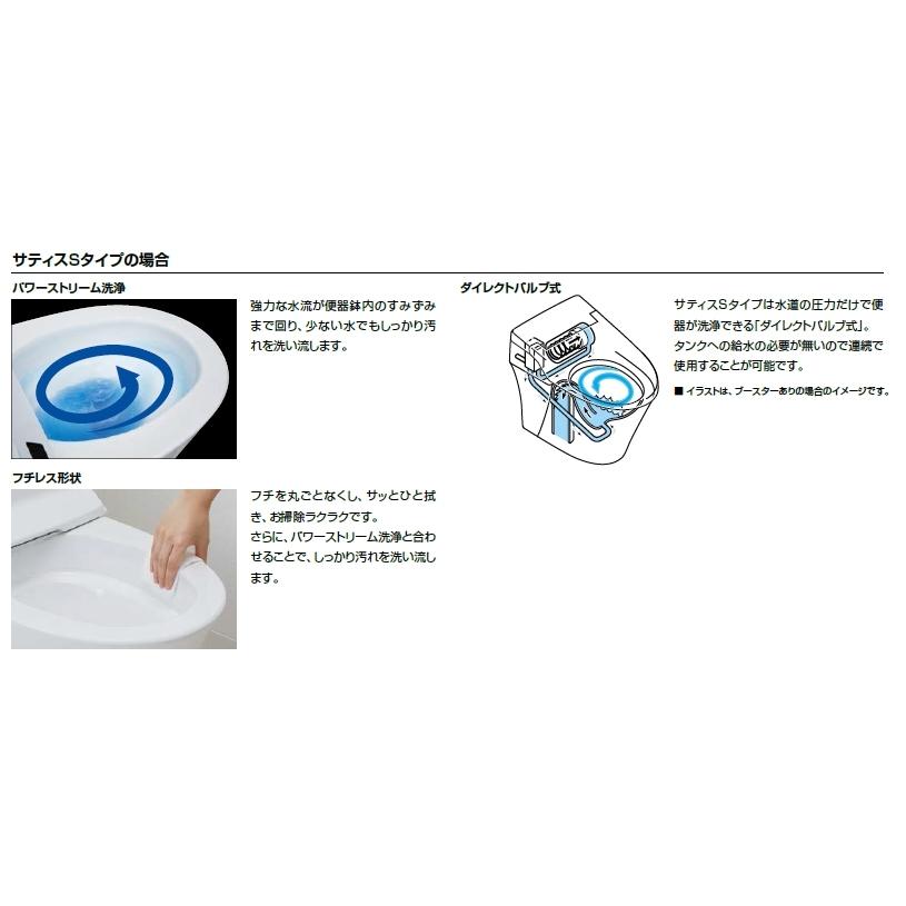 LIXIL YBC-S40HU+DV-S825H サティスSタイプリトイレ ECO5 LIXIL YBC-S40HU+DV-S825H サティスSタイプリトイレ ECO5