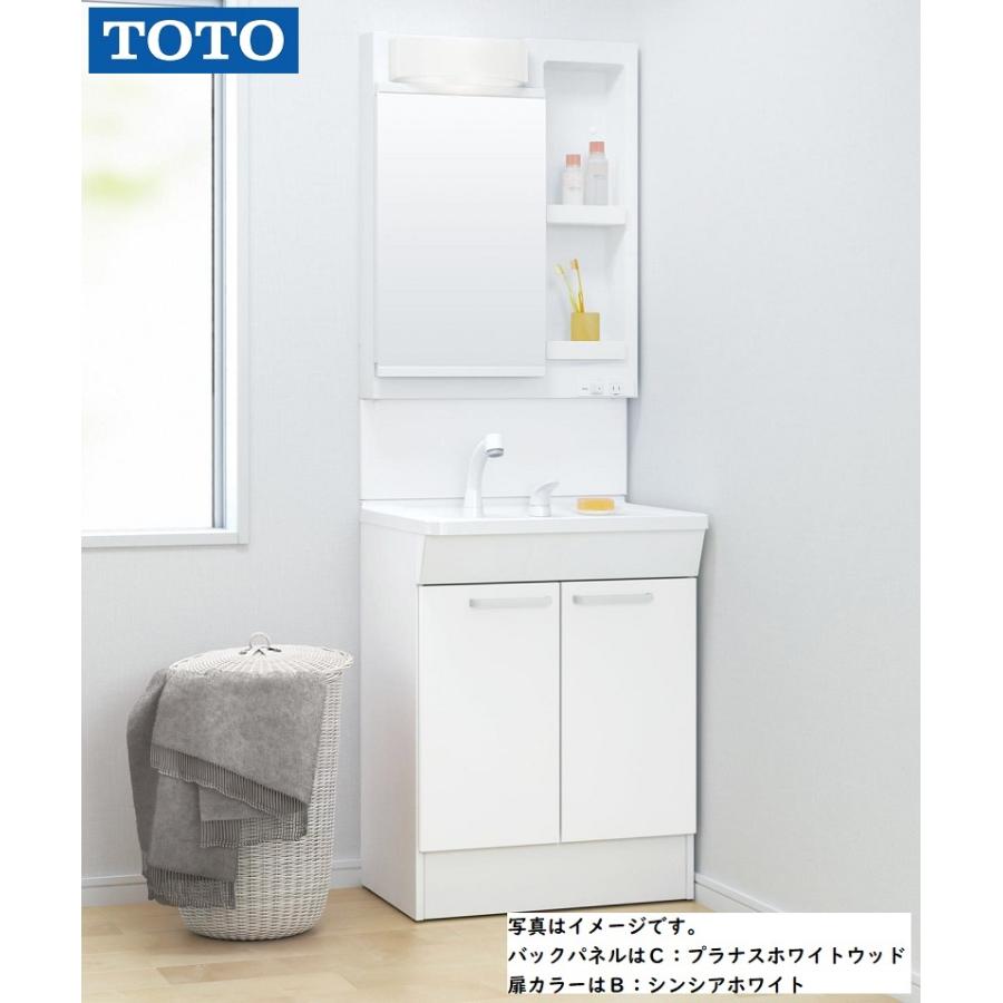 TOTO 洗面化粧台 KC 1面鏡+両開きセット 60cm巾 シンシア TOTO 洗面化粧台 KC 1面鏡+両開きセット 60cm巾 シンシア