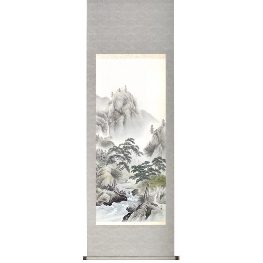 掛け軸 畳嶺垂林 松原秀麗作 掛軸 モダン 受注制作品 Sai15 40 掛け軸 表装 絵画 川端美術店 通販 Yahoo ショッピング