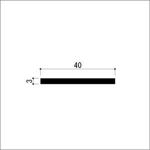 アルミフラットバー 3mm 平角棒 3ｘ40ｘ4000mm ブロンズ｜e-kanamono｜02