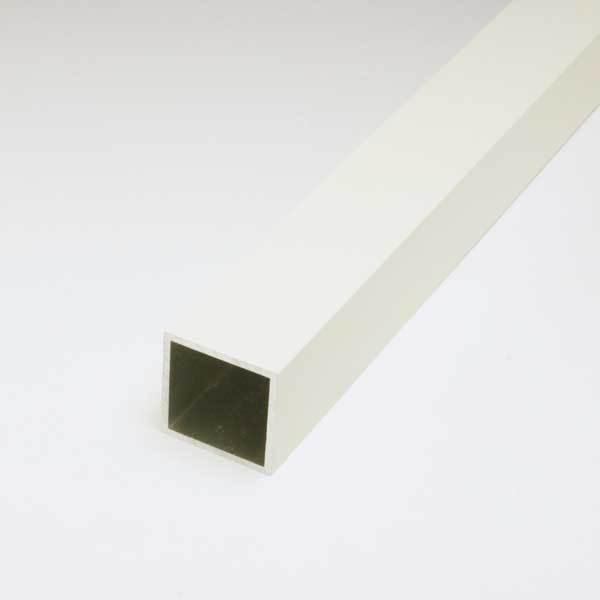 アルミ角パイプ 角柱 角材 2.0ｘ75ｘ75ｘ4000mm アイボリー