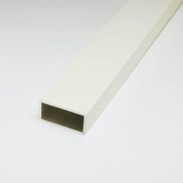 アルミ角パイプ 角柱 角材 2.0ｘ50ｘ100ｘ4000mm アイボリー