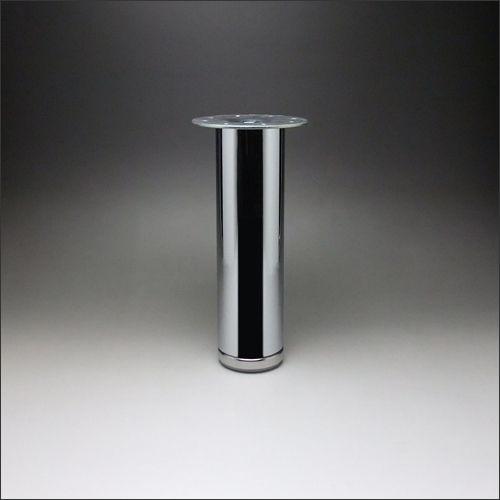 テーブル脚 アイアン DSPポール脚 50mm径 x 高さ350mm クロームメッキ