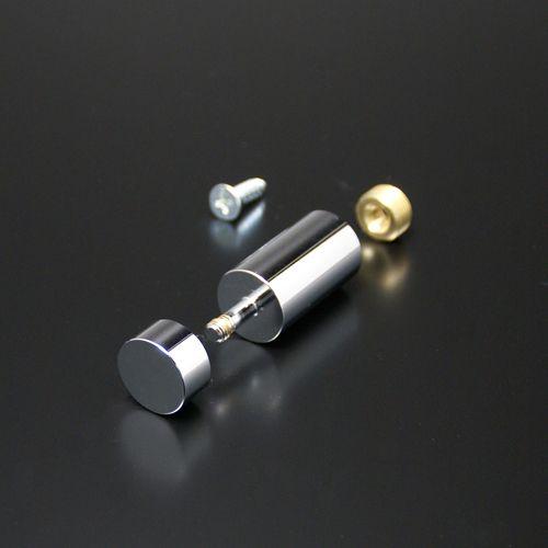 化粧ビス セット 15mm パイプ長 10mm 真鍮製 フラットタイプ EPB-Z15F