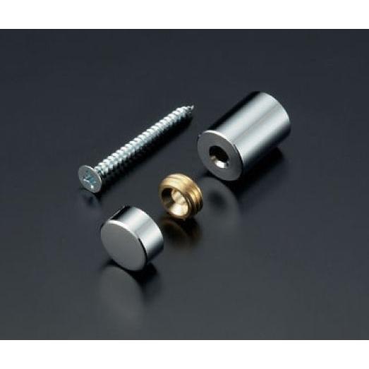 化粧ビス 13mm セット パイプ長 10mm 真鍮製 フラットタイプ EPF