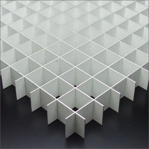 アルミルーバー 天井格子 25mm LGA-25-25M ホワイト 1000mm x