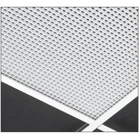 アルミルーバー 天井格子 25mm LGA-25-25S シルバー 650mm x 1300mm