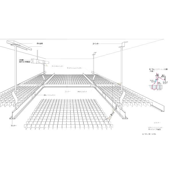 アルミルーバー 天井格子 25mm LGA-25-25S シルバー 650mm x 1300mm