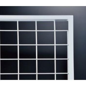 ネットパネル 13x13フレーム NPD-2/W-1 白塗装 W 900mm x H 900mm ディスプレイネット ワイヤーメッシュ