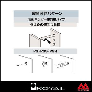 ロイヤル PS座金カバーセット PSR 32 Aニッケルサテン｜e-kanamono｜03