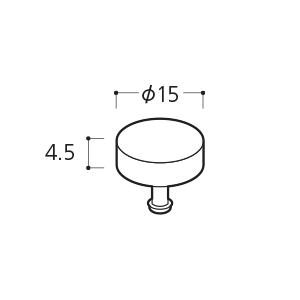 組立パイプシステム UPS-13C 13mm丸パイプ用 ゴムクッションＳ（黒） 1袋20個入 |  | 01