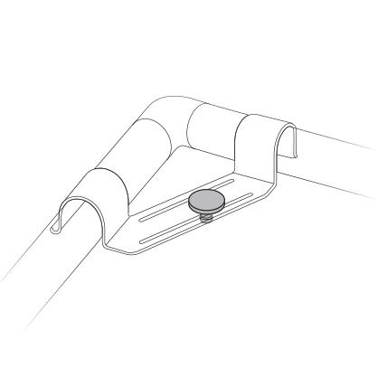 組立パイプシステム UPS-13C 13mm丸パイプ用 ゴムクッションＳ（黒） 1袋20個入 |  | 02