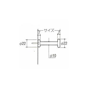 壁掛けフック WPH-4-22 Ｌ100mm クロームメッキ 後付け 壁面フック 収納 おしゃれ｜e-kanamono｜02