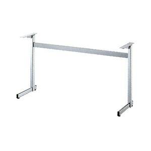 カウンター脚 コート4500 間口（パイプ芯-芯）1500mmまで 脚の長さ500mm パイプ30x50 受座400mm クロームメッキ AJ付 高さ700mmまで