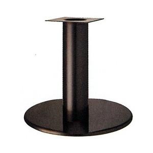 テーブル脚 アイアン ラウンドS7600 ベース600φ パイプ210φ 受座350x350 ジービーメッキ AJ付 高さ700mmまで DIY 脚 パーツ