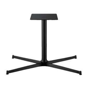 テーブル脚 アイアン SBL3850 ベース740x440 パイプ60.5φ 受座300x300 黒紛体塗装 AJ付 高さ700mmまで DIY 脚 パーツ