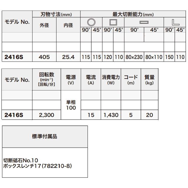 マキタ 405mm 切断機 2416S 新品 : e-金物屋 - 通販 - Yahoo マキタ 405mm 切断機 2416S 新品 : e-金物屋 - 通販 - Yahoo