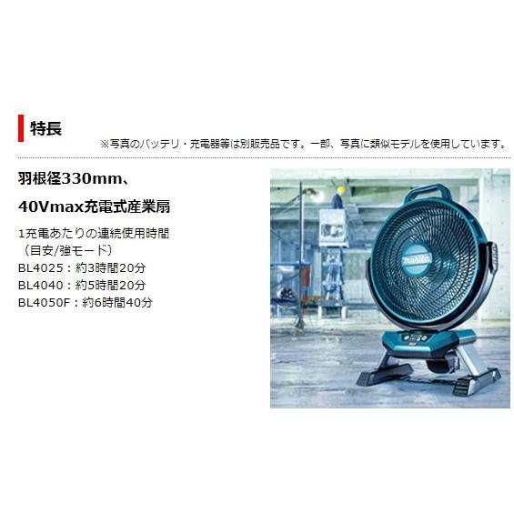 マキタ（makita） 充電式 産業扇 CF002GZ 40V 本体のみ 扇風機 新品