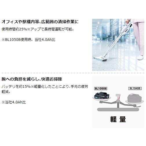 マキタ 充電式クリーナ CL108FDSTW スライド式10.8V Typ.5Ah マキタ 充電式クリーナ CL108FDSTW スライド式10.8V Typ.5Ah