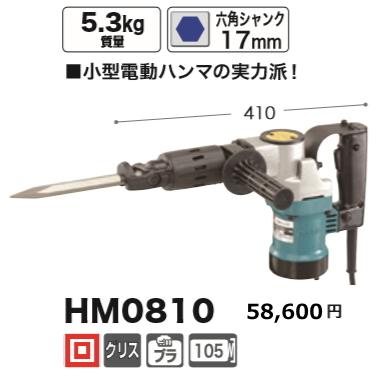 マキタ（makita） 電動ハンマ HM0810 新品 : 有限会社金子金物店 