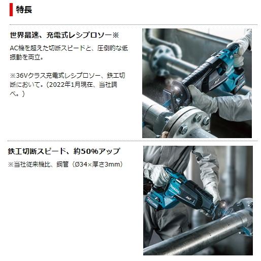 マキタ（makita） 充電式 レシプロソー JR002GRDX 40V 2.5Ah 新品 