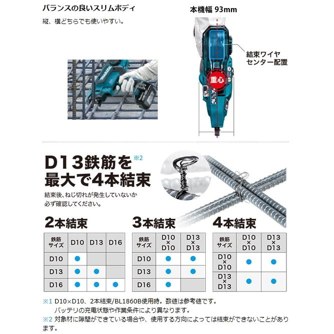 マキタ 充電式 鉄筋結束機 TR180DZK 14.4V/18V使用可能 本体のみ マキタ 充電式 鉄筋結束機 TR180DZK 14.4V/18V使用可能 本体のみ